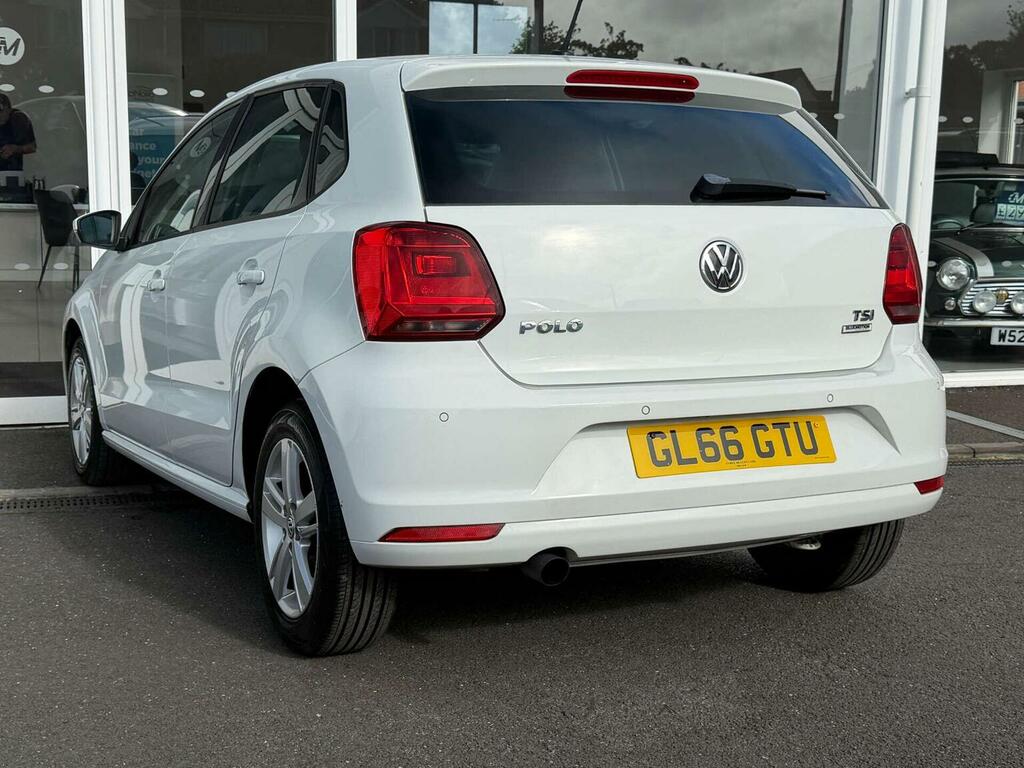 Volkswagen Polo Hatchback 1.2 Tsi Bluemotion Tech Match Euro 6 S GL66GTU White #2