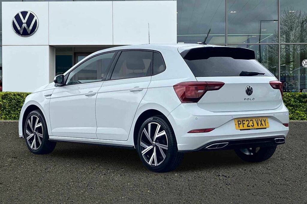Volkswagen Polo 1.0 Tsi R-line PF23VXY White #3