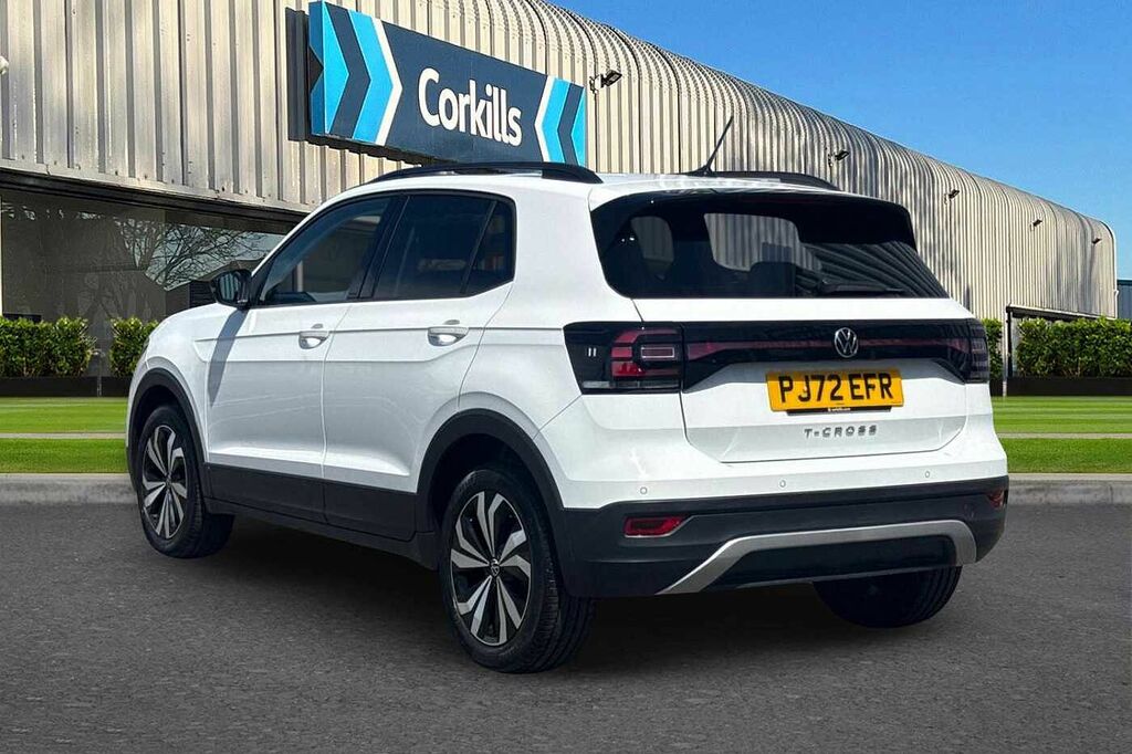 Volkswagen T-Cross 1.0 Tsi Black Edition PJ72EFR White #3