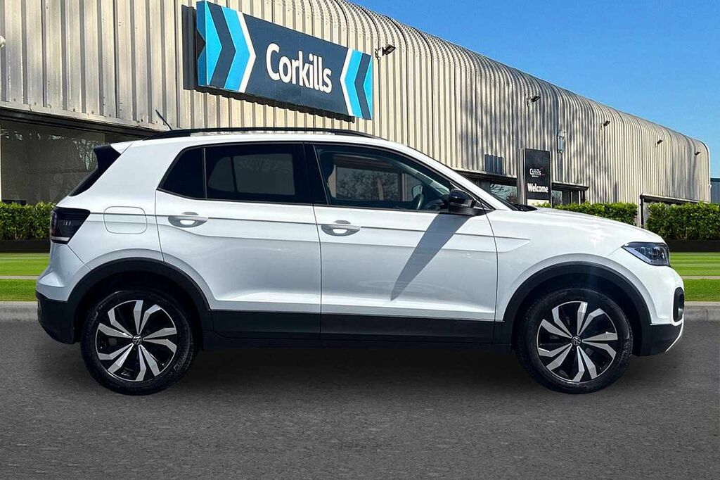 Volkswagen T-Cross 1.0 Tsi Black Edition PJ72EFR White #4