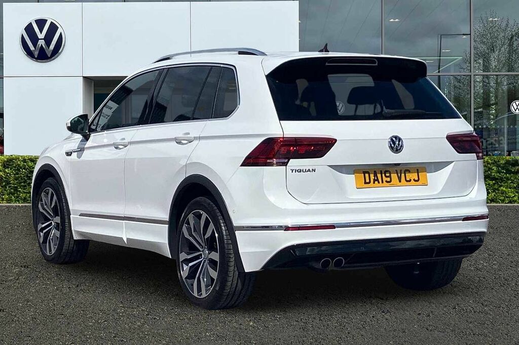 Volkswagen Tiguan 2.0 Tdi 150 R-line Dsg White #3