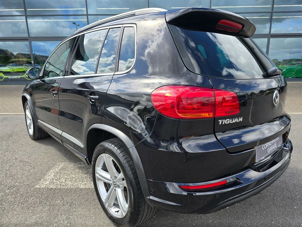 Volkswagen Tiguan 2.0 Tdi Bluemotion Tech R-line Dsg 4Wd Euro 5 Ss SA64ZTD Black #3
