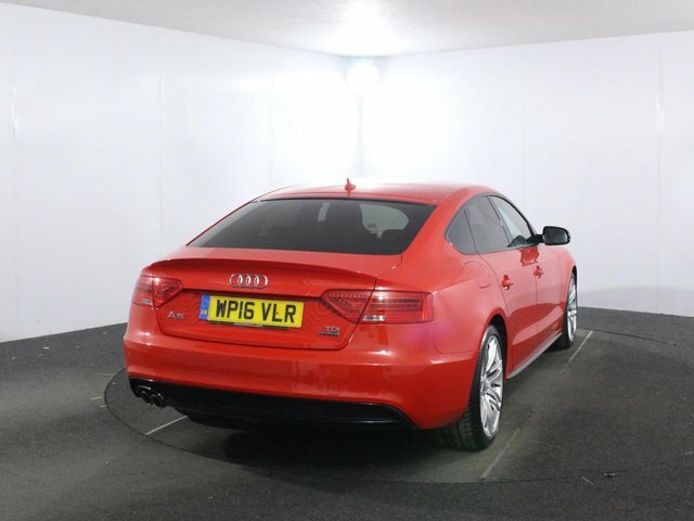 Audi A5 2.0 Tdi Black Edition Plus Sportback Ma Red #6