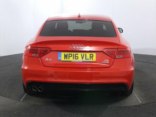 Audi A5 2.0 Tdi Black Edition Plus Sportback Ma Red #5
