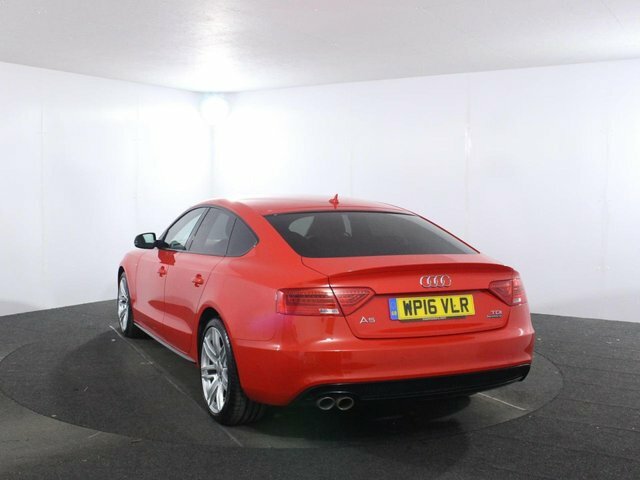 Audi A5 2.0 Tdi Black Edition Plus Sportback Ma Red #4