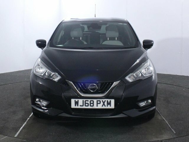 Nissan Micra 0.9 Ig-t Tekna Hatchback Euro 6 WJ68PXM Black #2