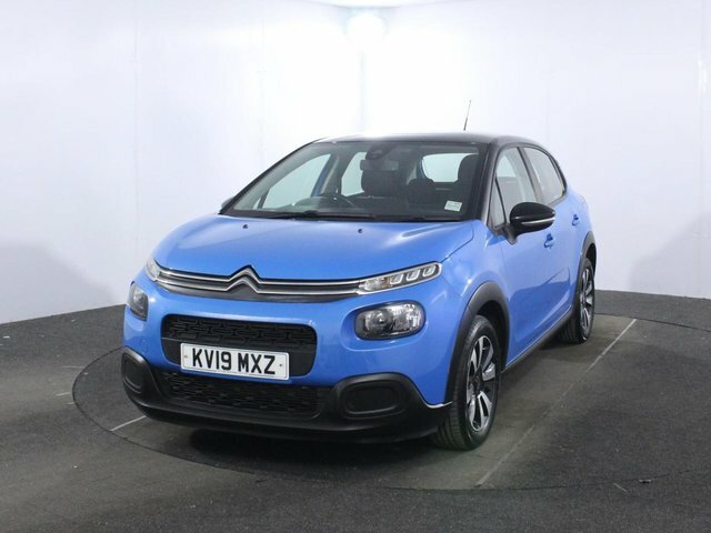 Citroen C3 1.2 Puretech Feel Hatchback Euro KV19MXZ Blue #3