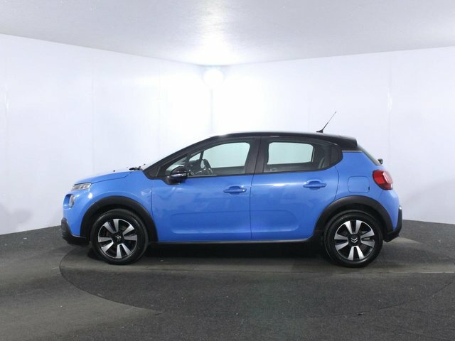 Citroen C3 1.2 Puretech Feel Hatchback Euro KV19MXZ Blue #4