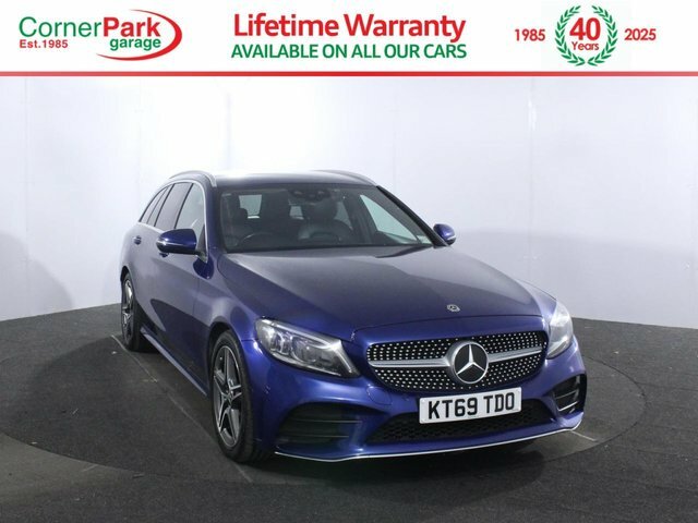 Mercedes-Benz C Class 2.0 C220d Amg Line Edition Estate G-tro KT69TDO Blue