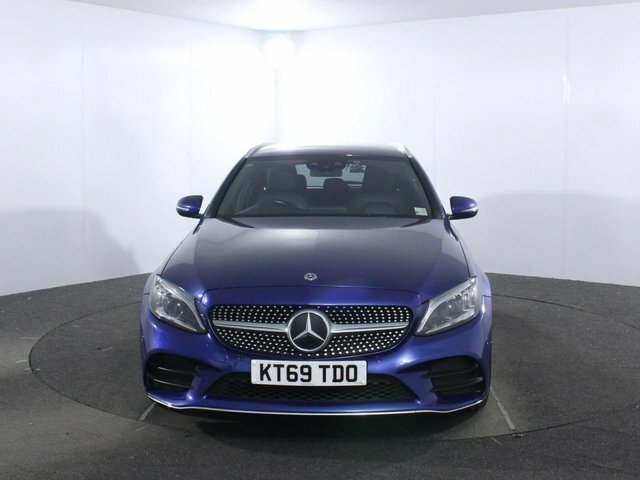 Mercedes-Benz C Class 2.0 C220d Amg Line Edition Estate G-tro KT69TDO Blue #2
