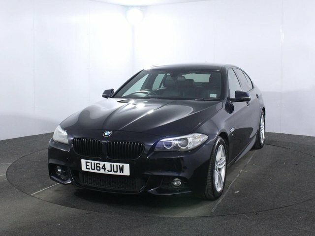 BMW 5 Series 2.0 520D M Sport Saloon Euro 6 S EU64JUW Black #3