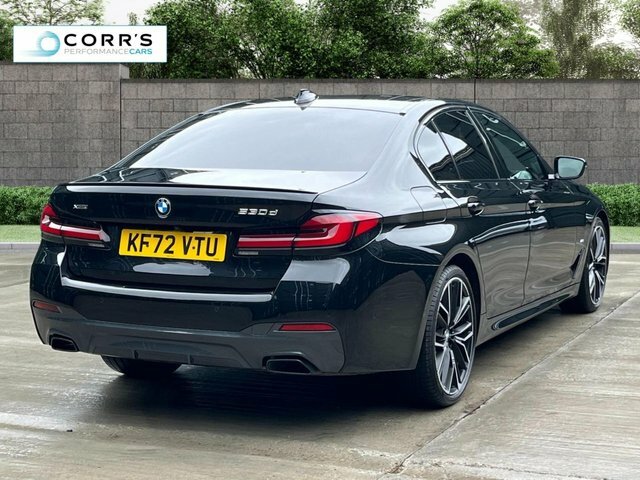BMW 5 Series 3.0 530D Mht M Sport Saloon Hybrid Step Black #3