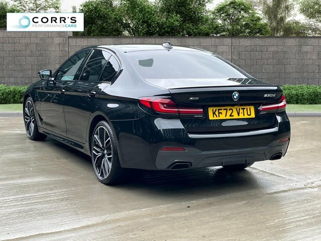 BMW 5 Series 3.0 530D Mht M Sport Saloon Hybrid Step Black #4