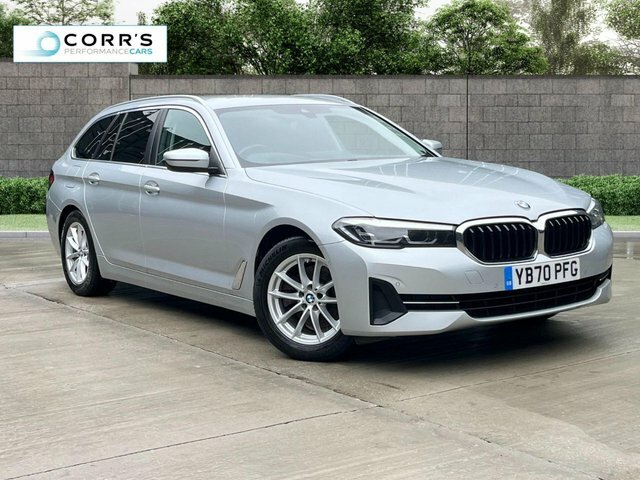 BMW 5 Series 2.0 520D Mht Se Touring Hybrid Steptron Silver