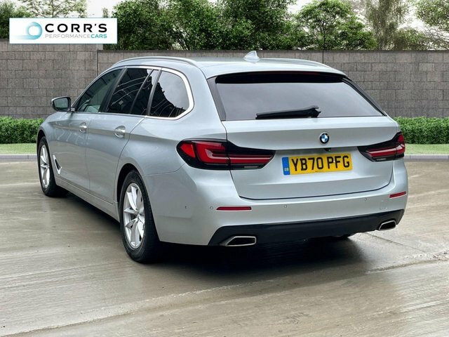 BMW 5 Series 2.0 520D Mht Se Touring Hybrid Steptron Silver #5