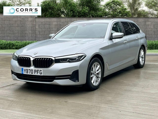 BMW 5 Series 2.0 520D Mht Se Touring Hybrid Steptron Silver #4