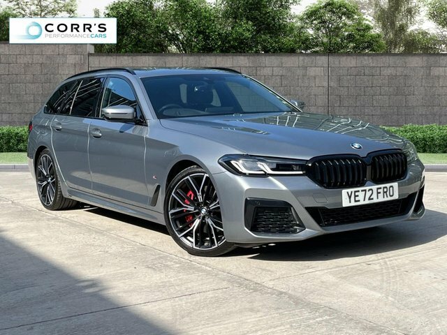 BMW 5 Series 2.0 520D Mht M Sport Touring Hybrid Ste Grey