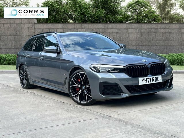 BMW 5 Series 2.0 520D Mht M Sport Touring Hybrid Ste Blue