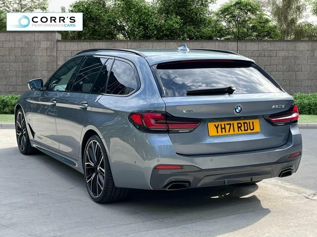 BMW 5 Series 2.0 520D Mht M Sport Touring Hybrid Ste Blue #4