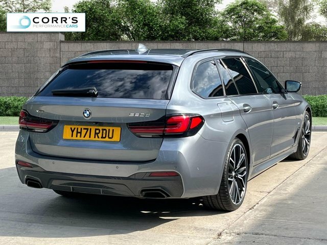BMW 5 Series 2.0 520D Mht M Sport Touring Hybrid Ste Blue #3