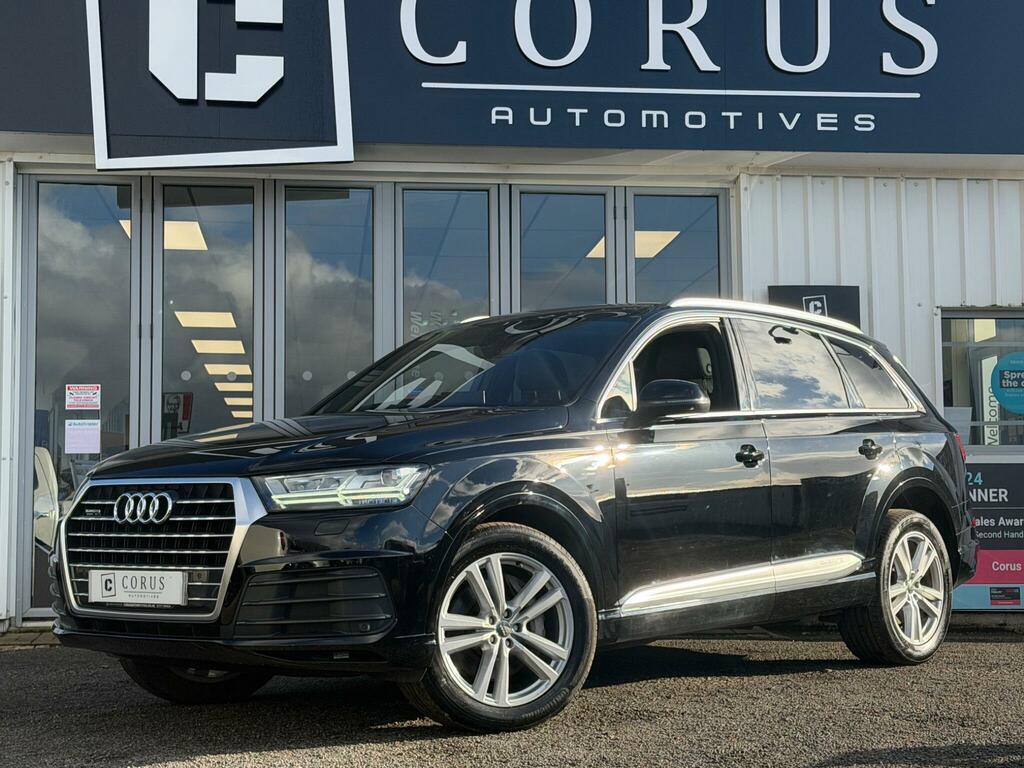 Audi Q7 4X4 3.0 Tdi V6 S Line Tiptronic Quattro Euro 6 S Black