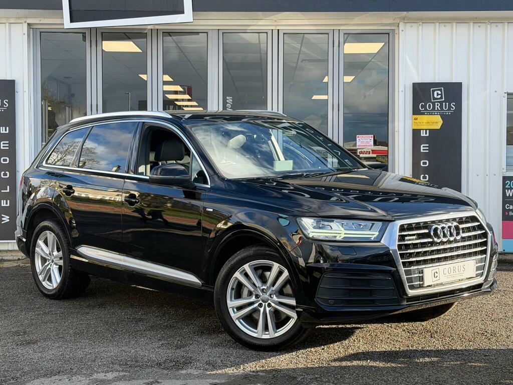Audi Q7 Suv 3.0 Tdi V6 S Line Tiptronic Quattro Euro 6 S YC18ODV Black #5