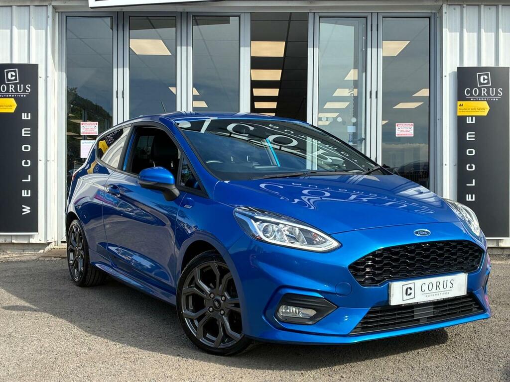 Ford Fiesta Hatchback 1.0T Ecoboost St-line X Euro 6 Ss CO13KAY Blue #4