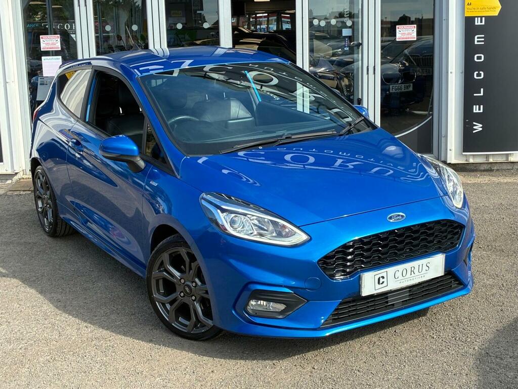Ford Fiesta Hatchback 1.0T Ecoboost St-line X Euro 6 Ss CO13KAY Blue #5