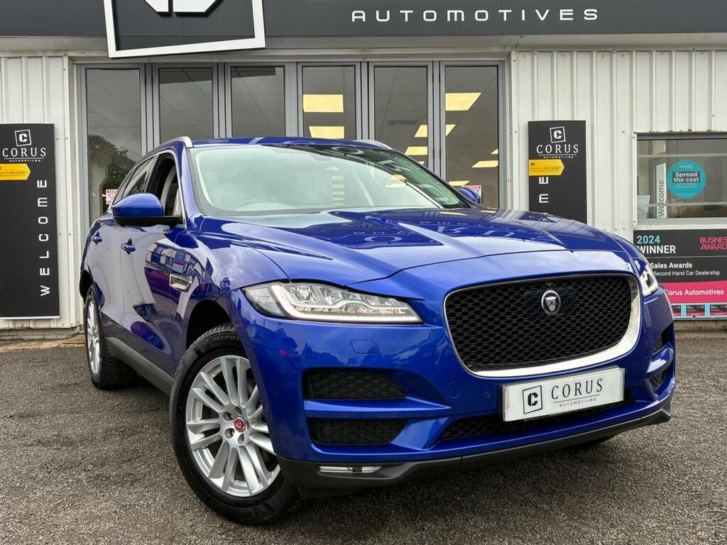 Jaguar F-Pace 2.0 D240 Portfolio Awd Euro 6 Ss WA68UKD Blue #4