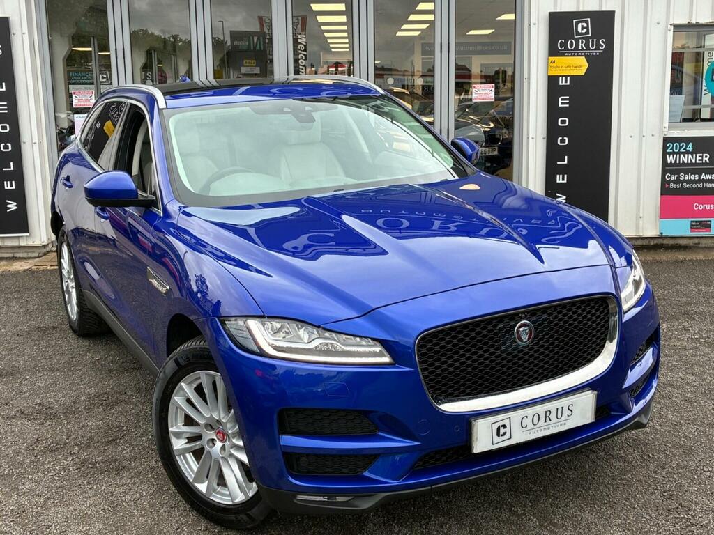 Jaguar F-Pace 2.0 D240 Portfolio Awd Euro 6 Ss WA68UKD Blue #5