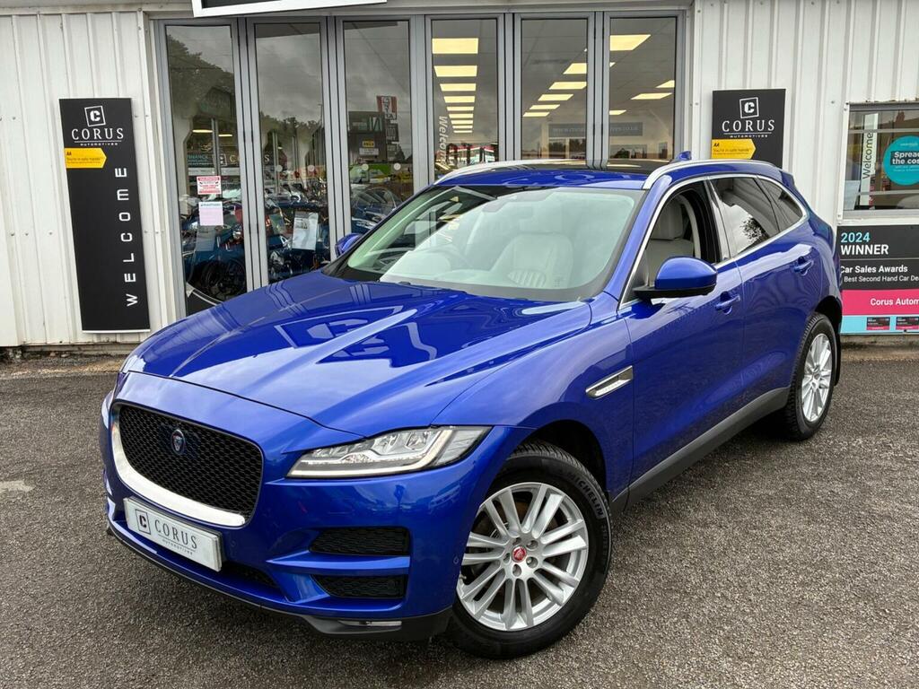 Jaguar F-Pace 2.0 D240 Portfolio Awd Euro 6 Ss WA68UKD Blue #2