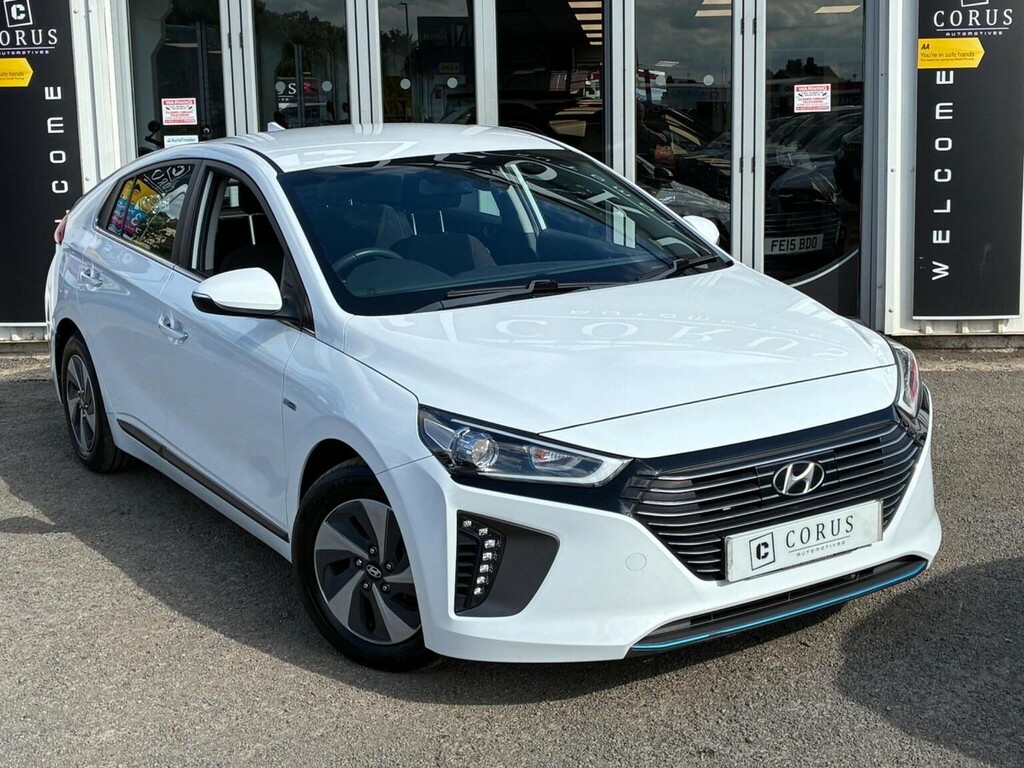 Hyundai Ioniq Hatchback 1.6 H-gdi Premium Dct Euro 6 Ss WP68GME White #5