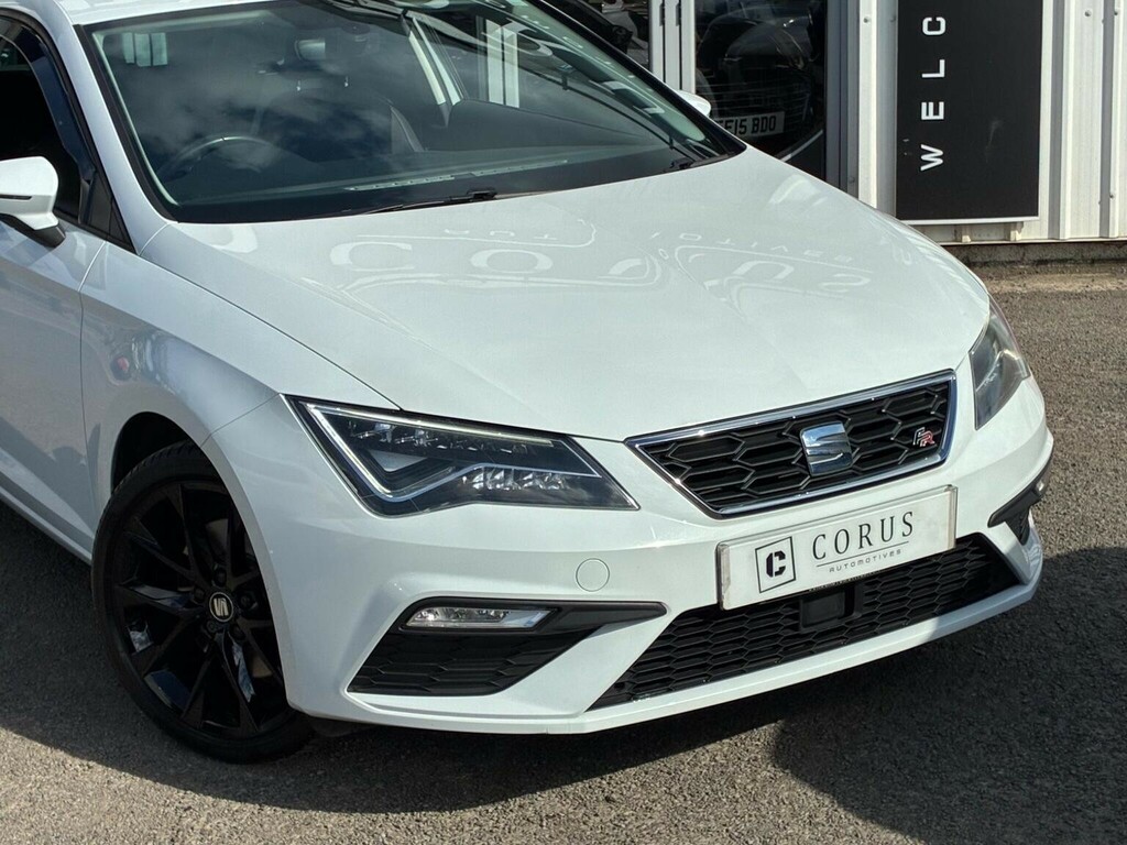 Seat Leon 1.8 Tsi Fr Technology Sport Coupe Euro 6 Ss White #6