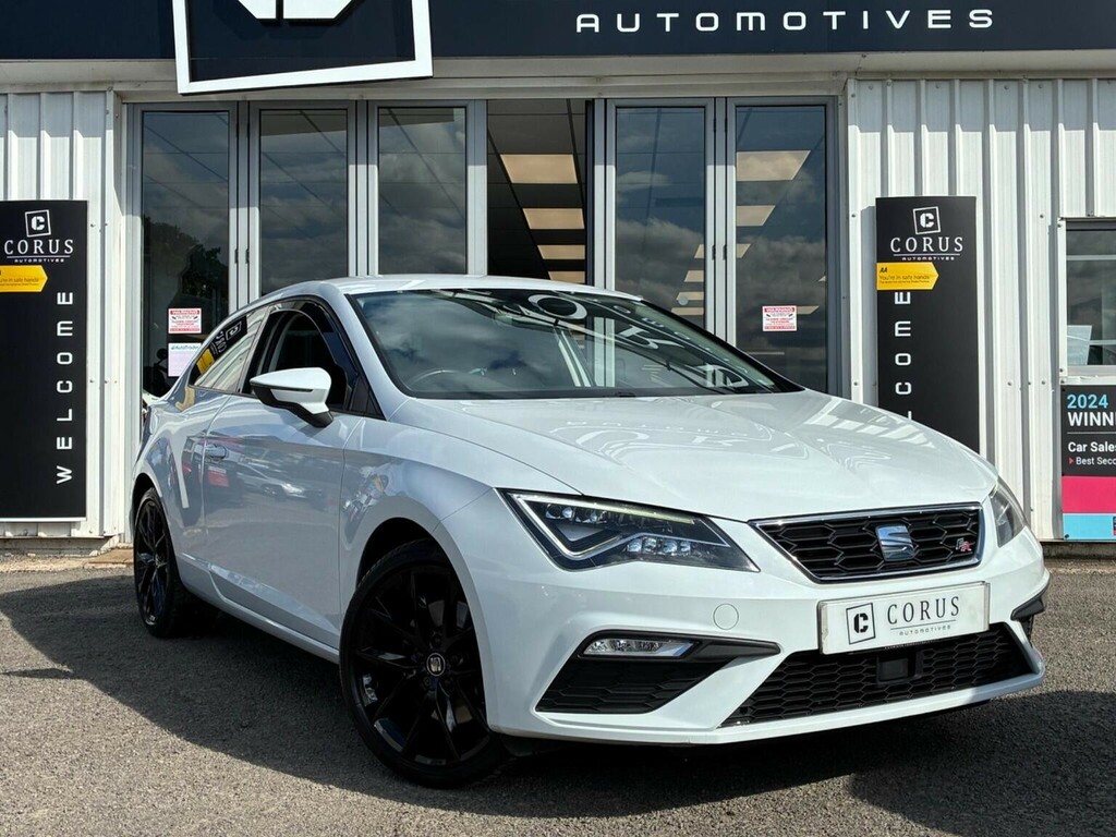 Seat Leon 1.8 Tsi Fr Technology Sport Coupe Euro 6 Ss White #4