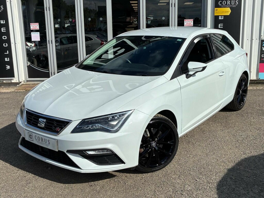 Seat Leon 1.8 Tsi Fr Technology Sport Coupe Euro 6 Ss White #2