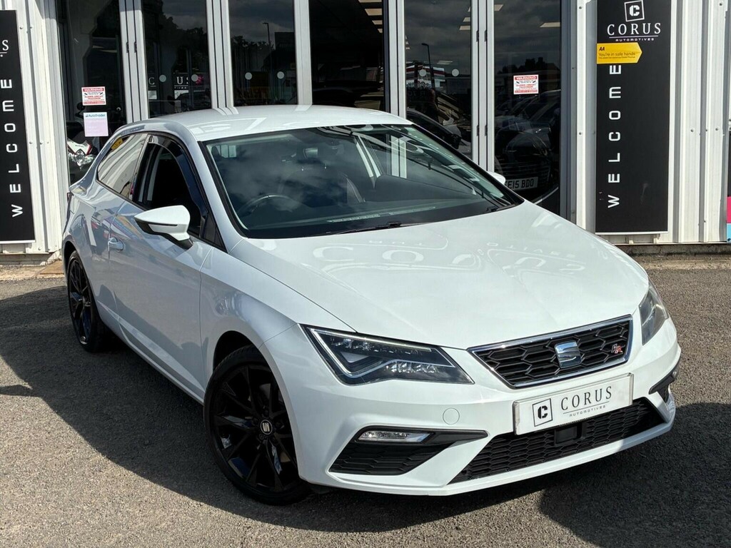 Seat Leon 1.8 Tsi Fr Technology Sport Coupe Euro 6 Ss White #5