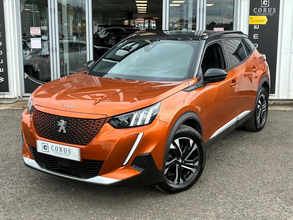 Peugeot e-2008 Suv 50Kwh Gt 7Kw Charger 202323 MD23OEY Orange #2