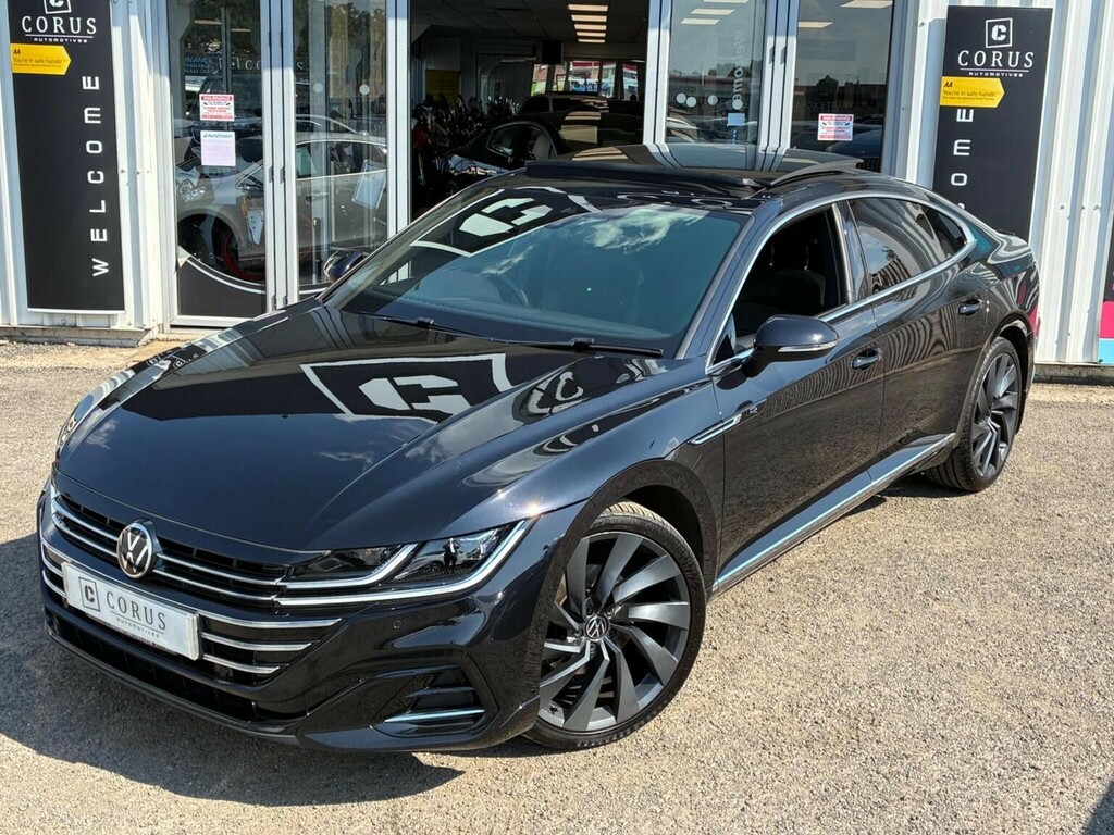 Volkswagen Arteon Hatchback 1.5 Tsi R-line Fastback Euro 6 Ss MA05ZAR Black #2