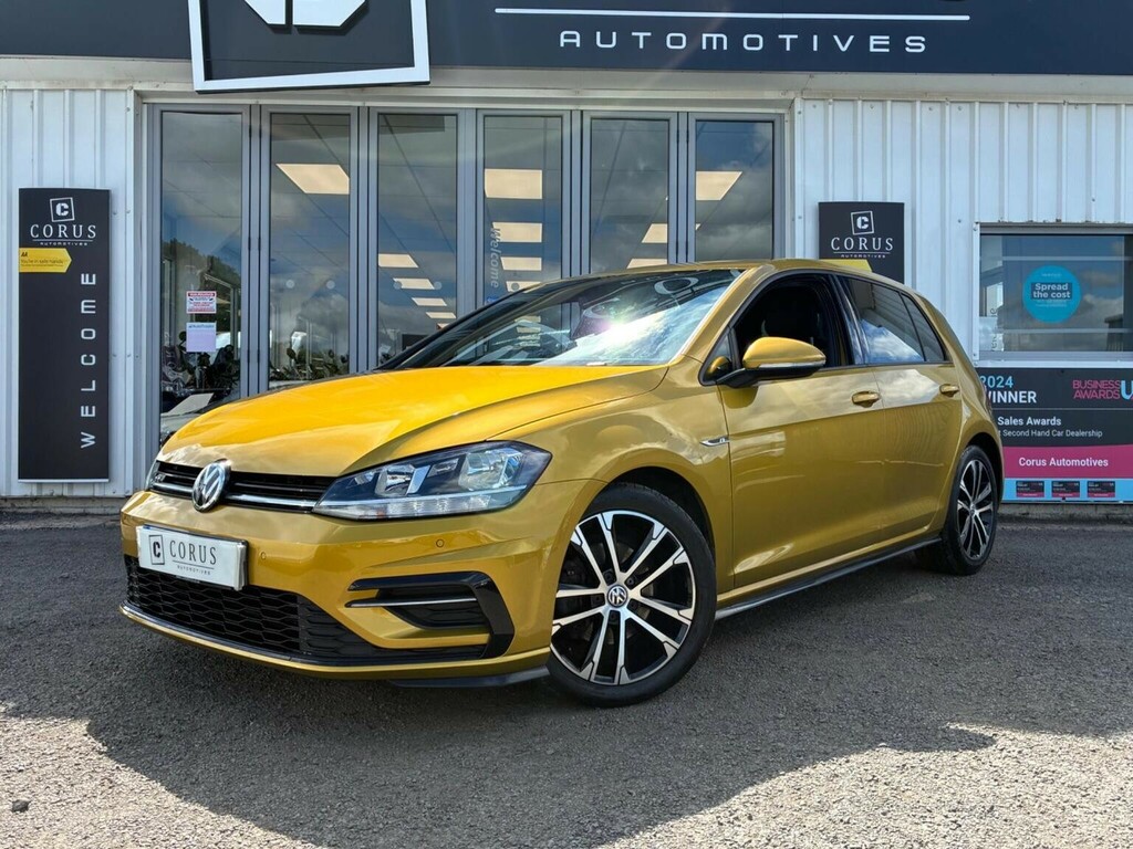 Volkswagen Golf Hatchback 1.5 Tsi Evo R-line Dsg Euro 6 Ss Yellow