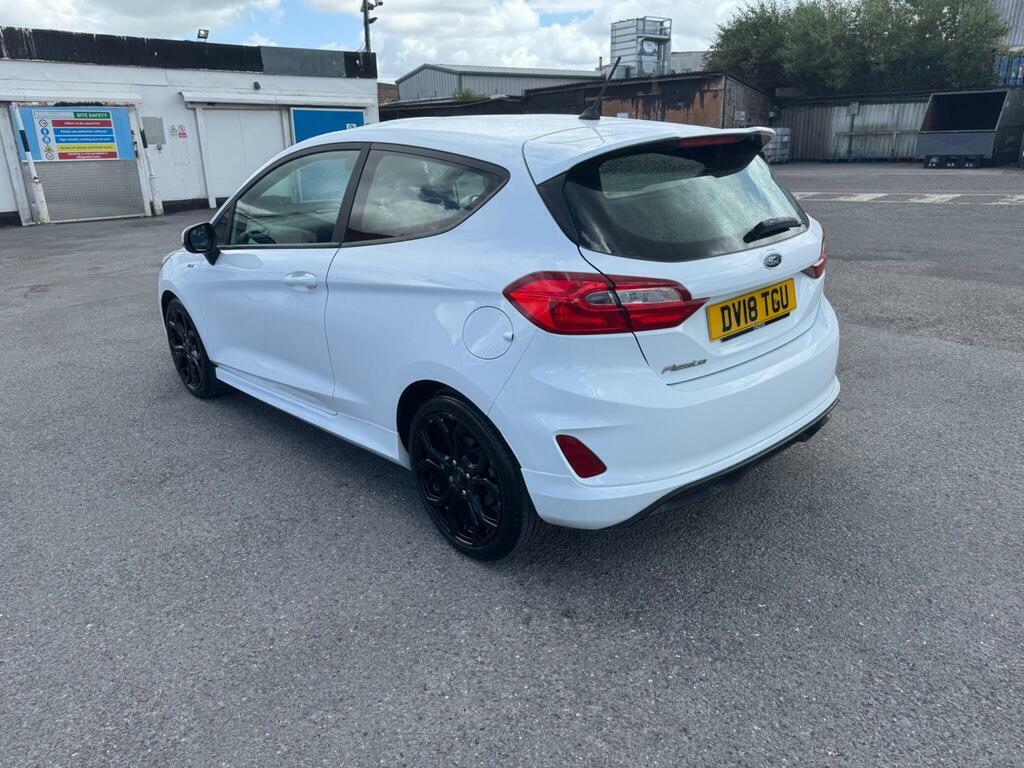 Ford Fiesta 1.0T Ecoboost St-line Euro 6 S S DV18TGU White #6