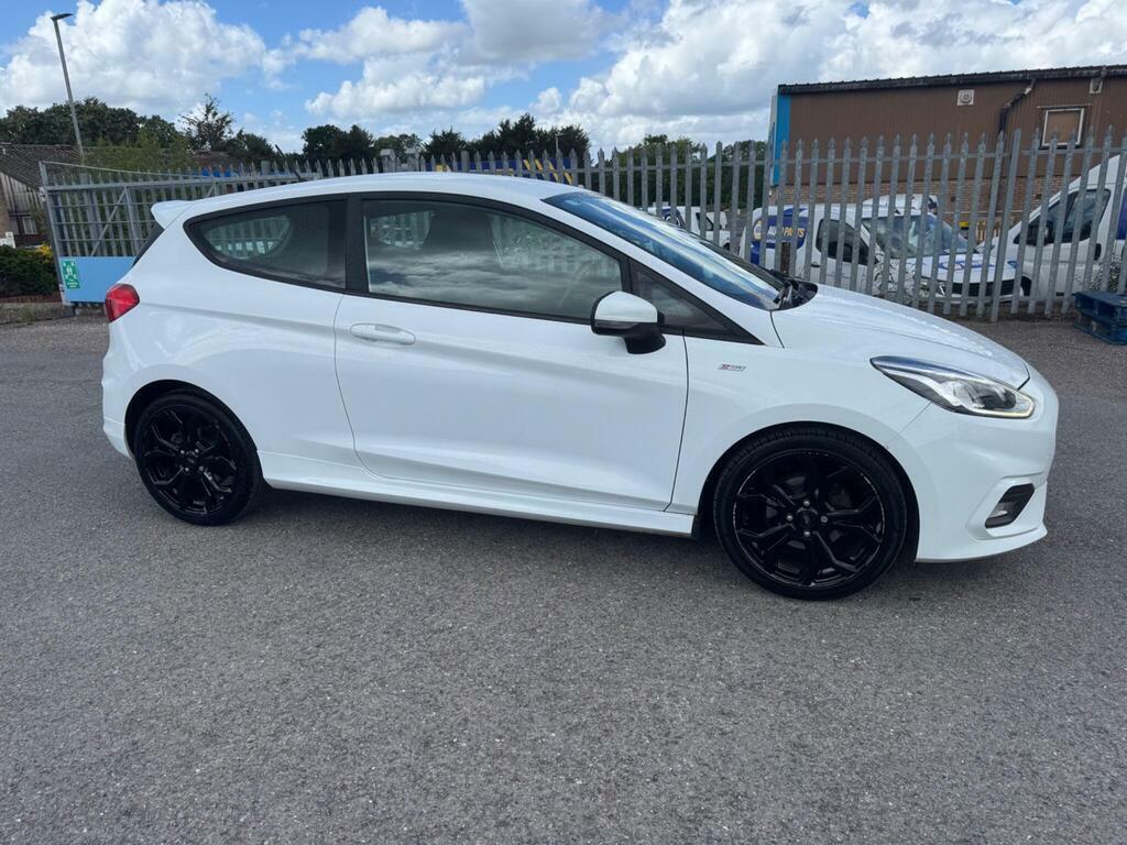 Ford Fiesta 1.0T Ecoboost St-line Euro 6 S S DV18TGU White #2