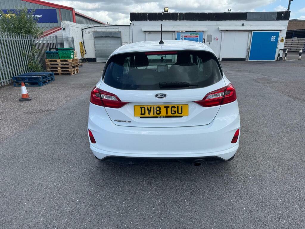 Ford Fiesta 1.0T Ecoboost St-line Euro 6 S S DV18TGU White #5