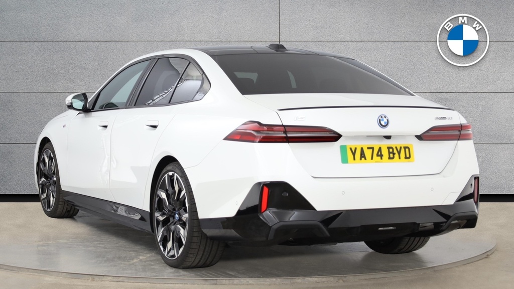 BMW i5 I5 Edrive40 M Sport Pro Saloon YA74BYD White #2