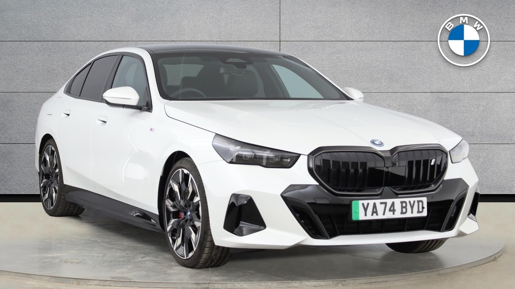 BMW i5 I5 Edrive40 M Sport Pro Saloon YA74BYD White