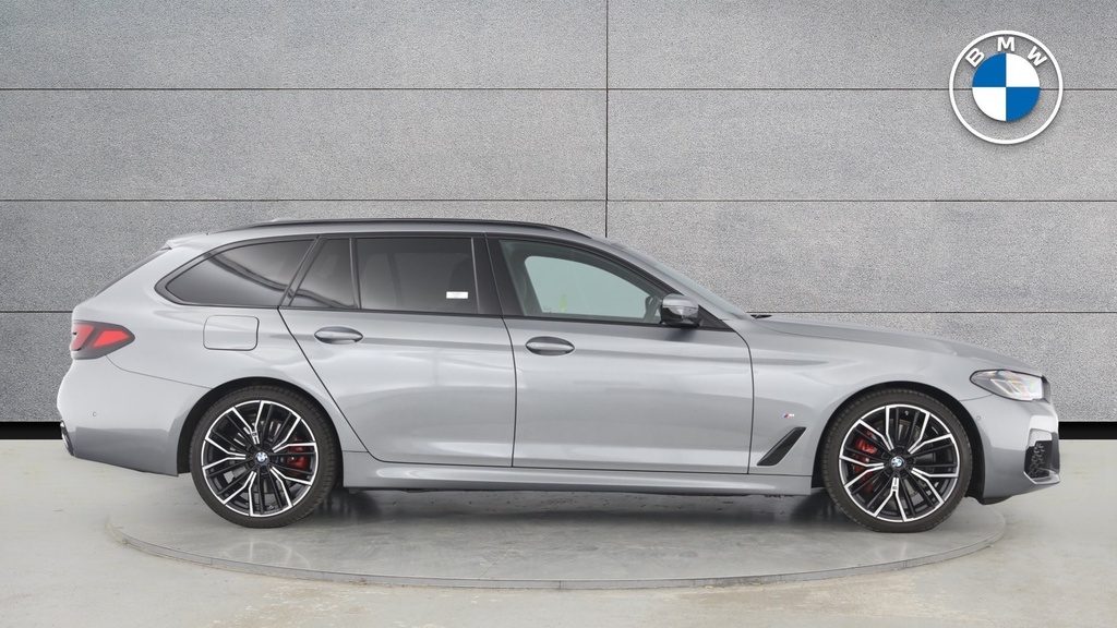 BMW 5 Series 520D M Sport Touring Grey #3