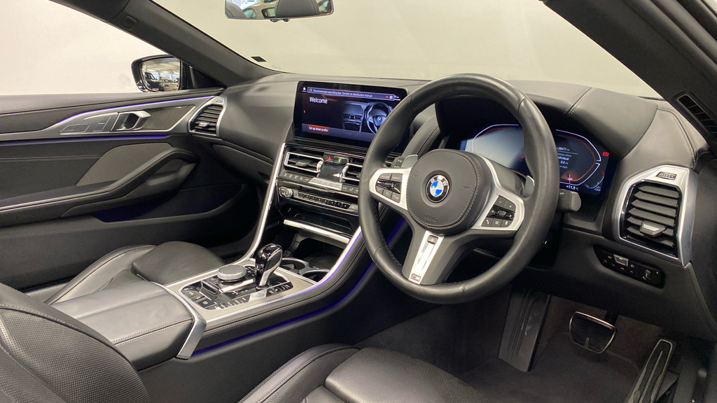 BMW 8 Series 840I M Sport Convertible Black #6