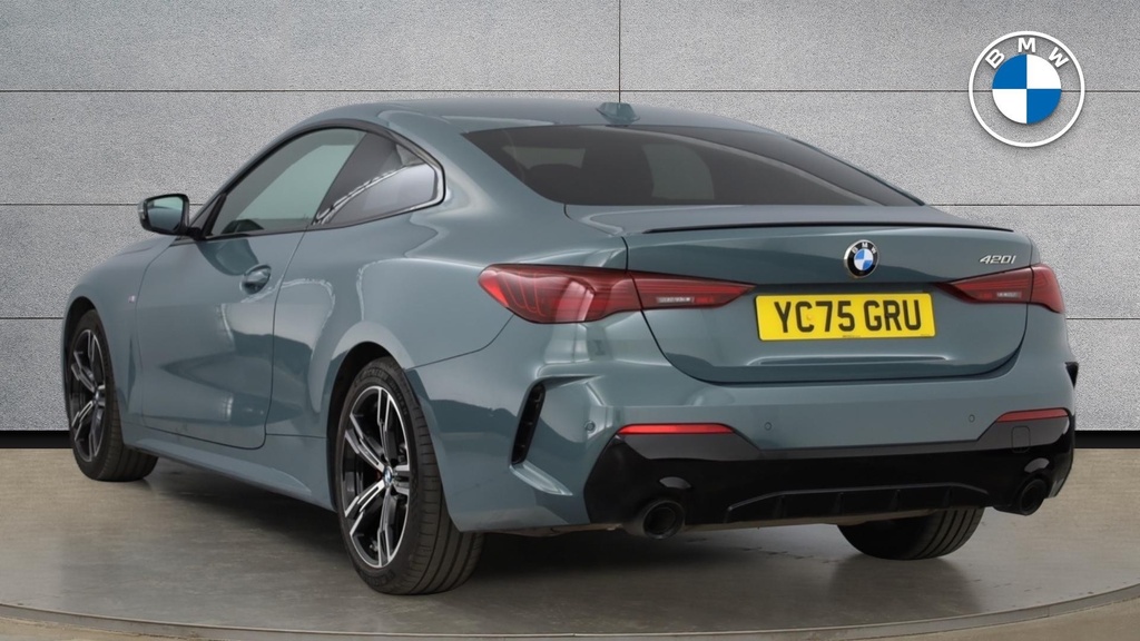 BMW 4 Series Gran Coupe 420I M Sport Coupe YC75GRU Green #2