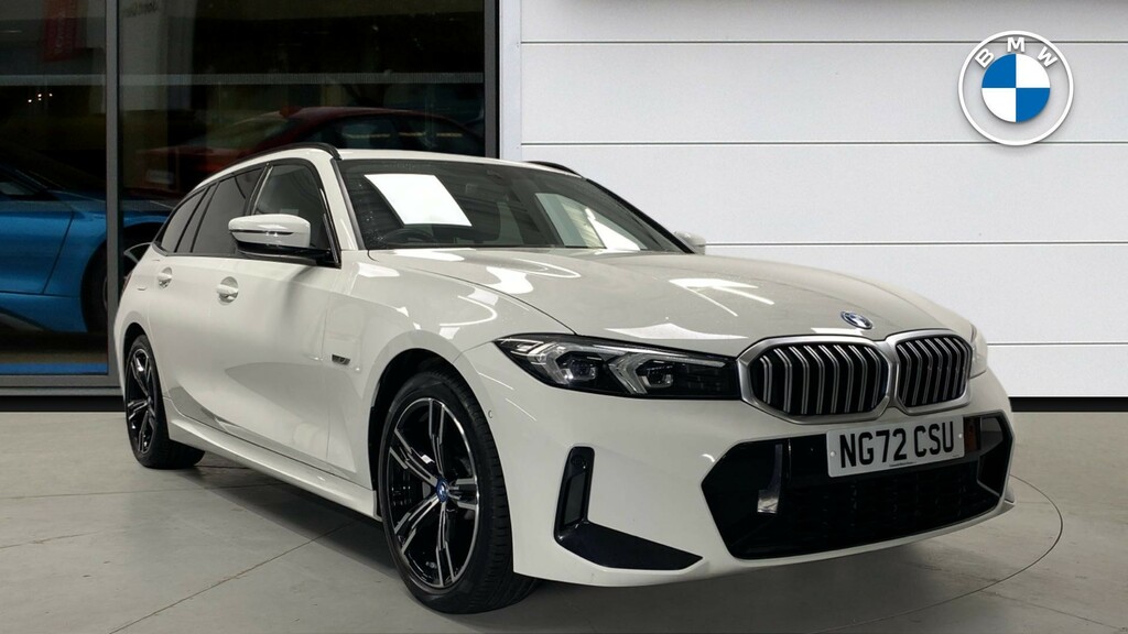 BMW 3 Series 330E M Sport Touring White