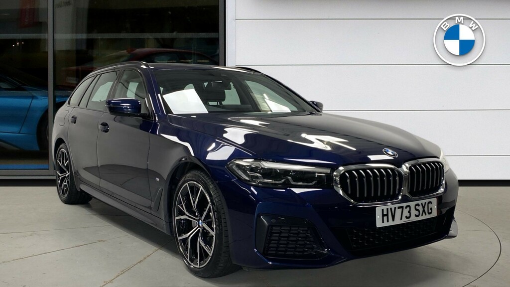 BMW 5 Series 520D M Sport Touring Blue