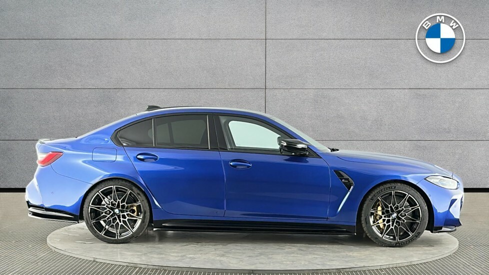 BMW M3 M3 Competition Saloon YD21BCA Blue #3